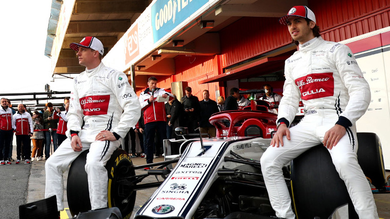 Kimi και Antonio το δίδυμο της Alfa Romeo για το 2020